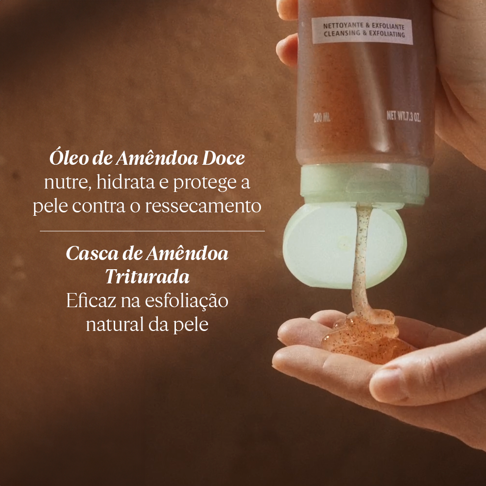 Sabonete Esfoliante Corporal Amêndoa 200ml, , large image number 2